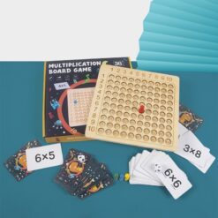Interactive Wooden Counting Board Game Learning Toy