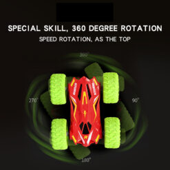 Remote Control 360 Rotating Stunt Car Children's Toy