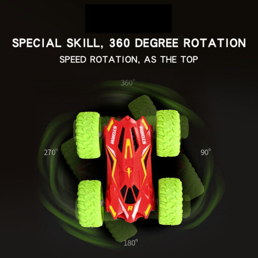 Remote Control 360 Rotating Stunt Car Children's Toy