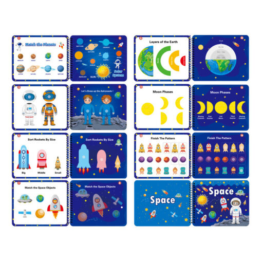 Montessori Cognitive Sticker Learning Activity Book