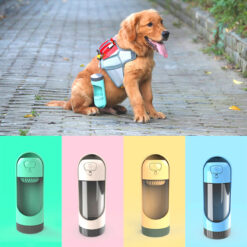 Portable Pet Water Drinking Bottle Dispenser Cup