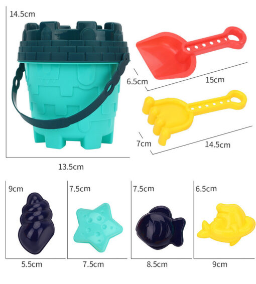 Interactive Children's Summer Beach Sand Bucket Toy