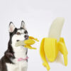 Interactive Realistic Pet TPR Peel Banana Squeeze Toy