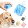 Multifunction Silicone Pet Bathing Brush Hair Comb