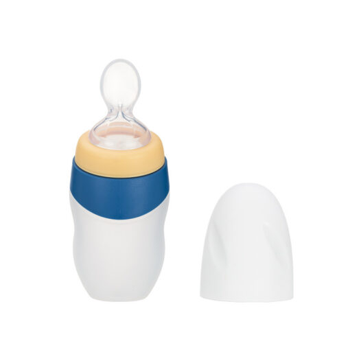 Silicone Squeeze Type Baby Cereal Spoon Bottle Feeder - Image 4