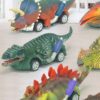 Mini Monster Truck Dinosaur Model Pullback Racing Toys