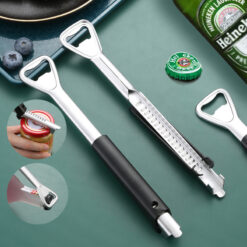 2-in-1 Adjustable Stainless Steel Glass Bottle Can Opener