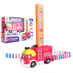 Electric Automatic Laying Domino Brick Train Car Toy