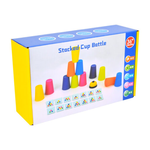 Durable Children's Logic Training Stacking Cup Toy