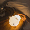 Cute Silicone Cat Meow USB Atmosphere Night Light