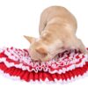 Pet Hide Treats Slow Eating Nose Training Sniffing Pad