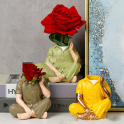 Creative Resin Men's Pajamas Vase Ornament Decor