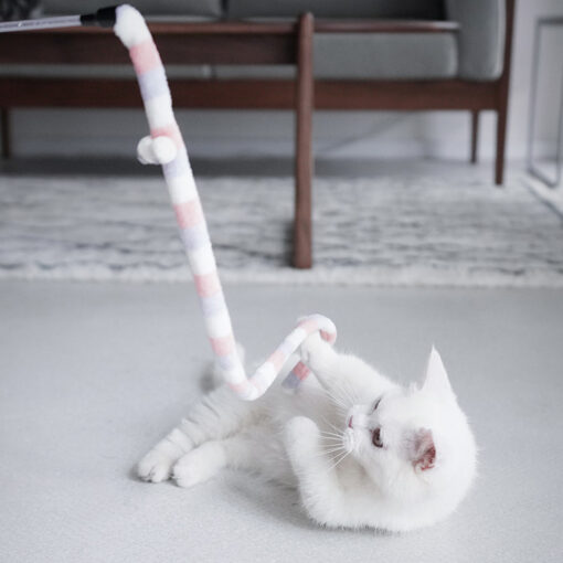 Interactive Fairy Long Stick Bite Resistant Feather Cat Toy