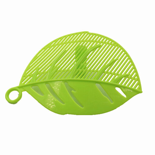 Leaf-shaped Rice Washing Drain Plate Buckle Filter