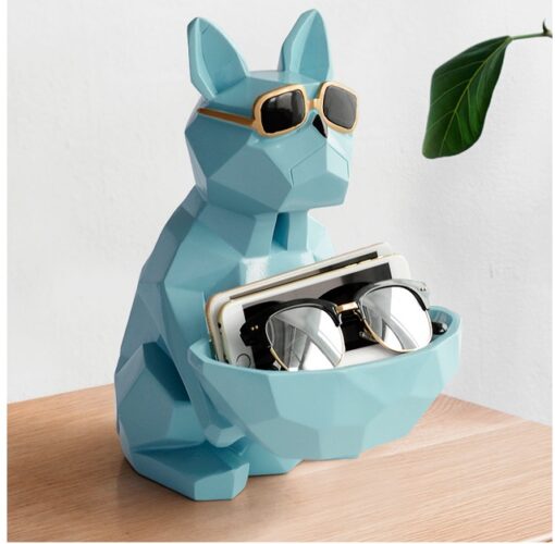 Creative Nordic Geometric Glasses Dog Storage Box