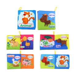 Durable Lightweight English Cloth Book Learning Toy