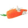 Cute Carrot House Hide-and-Seek Pet Squeaky Chew Toy