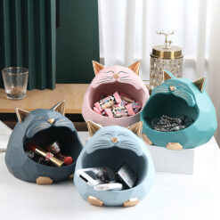 Cute Lucky Cat Animal Key Storage Decoration Bowl