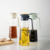 Transparent Oil Vinegar Seasoning Bottle Holder