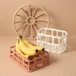 Creative Hollow Fruit Storage Basket Tray Container