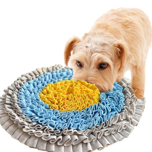 Portable Non-slip Pet Food Leak Smelling Sniffing Pad