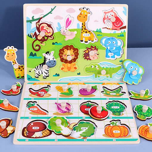 Creative Wooden 3D Puzzle Children's Educational Toys