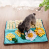 Interactive Pet Sniffing Slow Food Puzzle Blanket Mat