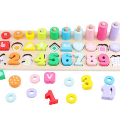 Wooden Number Shape Matching Puzzle Teaching Toy