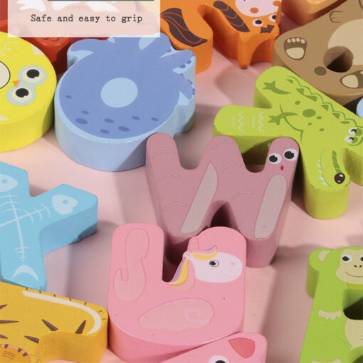 Early Learning Letters Alphabet Recognition Board Toy - Image 2