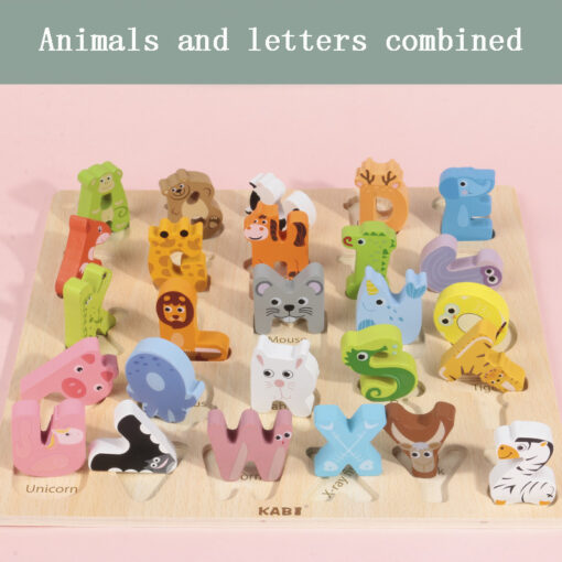 Early Learning Letters Alphabet Recognition Board Toy - Image 4