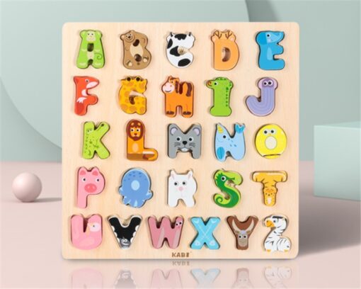 Early Learning Letters Alphabet Recognition Board Toy