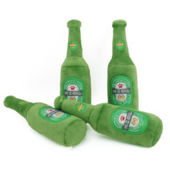 Creative Beer Bottle Simulation Pet Sounding Plush Toy