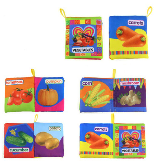 Durable Lightweight English Cloth Book Learning Toy