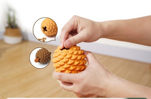 Interactive Food Leak Rubber Teeth Cleaning Chew Toy