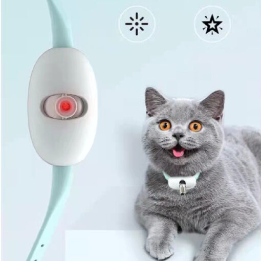 Smart LED Infrared USB Charging Lazy Collar Cat Toy