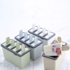 Creative Square Ice Cream Popsicle Mold Maker Box