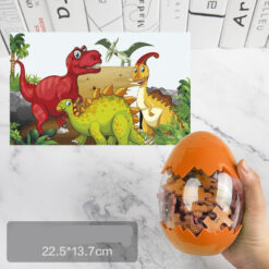 Wooden Dinosaur Eggs Children's Jigsaw Puzzle Toy
