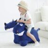 Inflatable Baby Vaulting Horse Mount Stable Flannel Toy