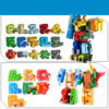 Creative Kid Digital Alphabet Robot Transformation Toy