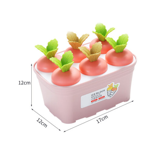 Durable Cute Non-stick DIY Ice Cream Popsicle Mold Tray