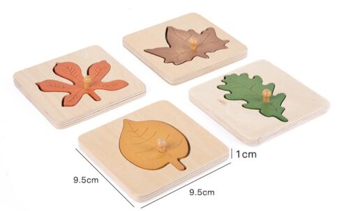 Montessori Early Educational Leaf Panel Puzzle Kid Toy