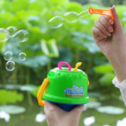 Portable Cartoon Shape Bubble Blowing Bucket Toy