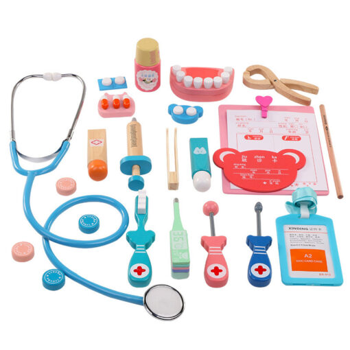 Wooden Children Pretend Playing Nurse Doctor Toys