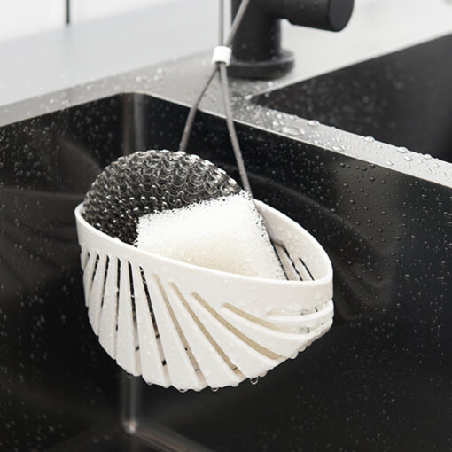 Shell-shaped Kitchen Hanging Sink Drainer Holder