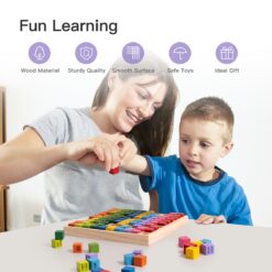 Montessori Educational Wooden Math Board Game Toys