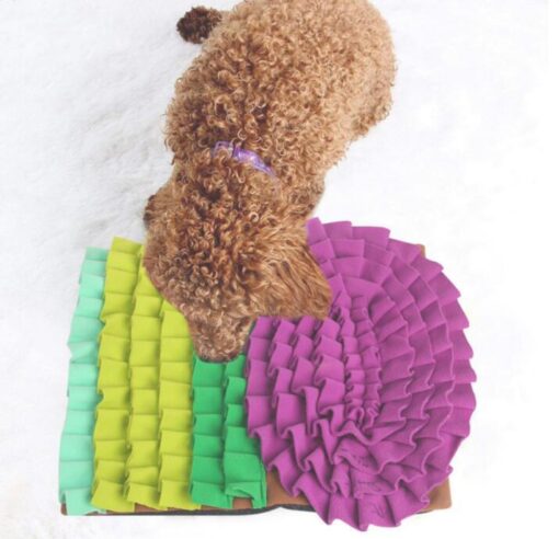 Interactive Slow Food Feeder Puzzle Pet Sniffing Mat