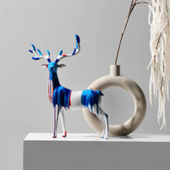 Creative Resin Animal Deer Ornaments Desk Decoration