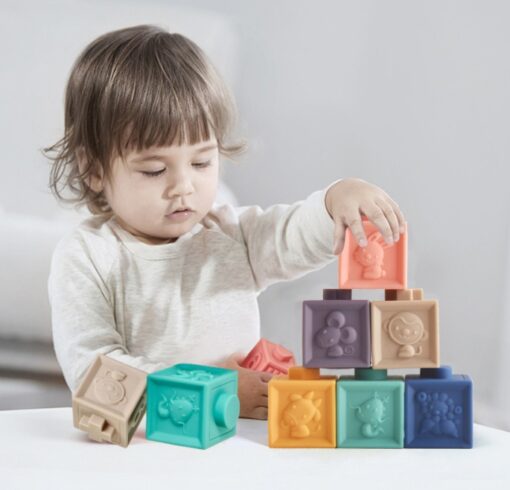 Soft Building Blocks Kid Early Educational Stacking Toy