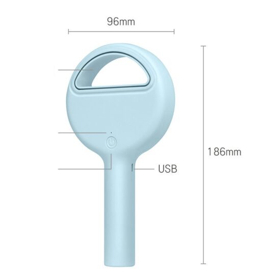 Creative USB Rechargeable Handheld Leafless Mini Fan