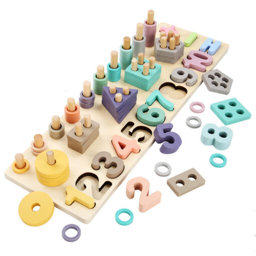 Creative Sorting Number Shape Educational Learning Toy